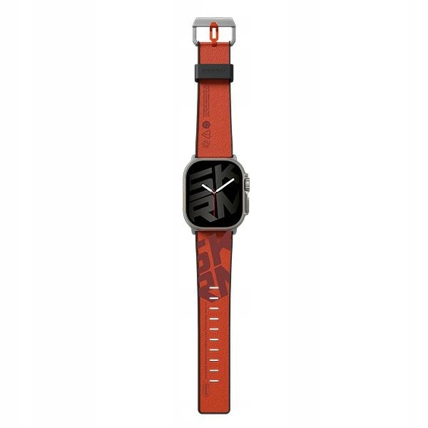 Skinarma řemínek Spunk pro Apple Watch Ultra 49 mm oranžový/oranžový