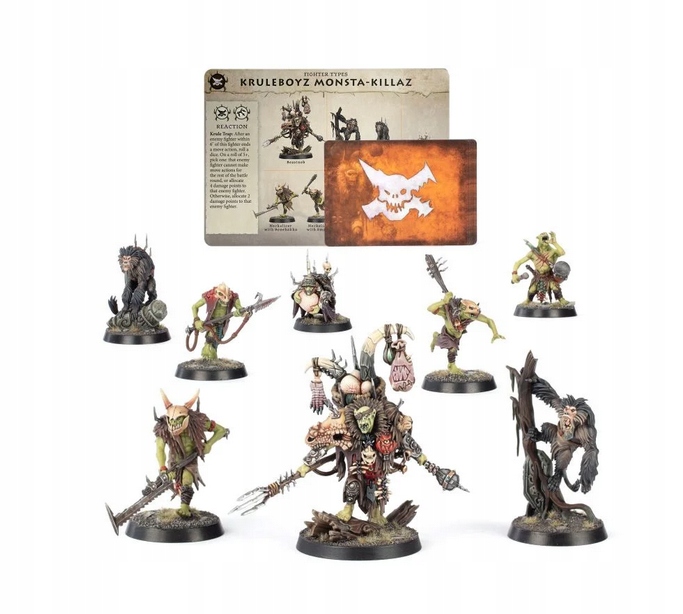 Warcry - Kruleboyz Monsta-killaz Język instrukcji angielska