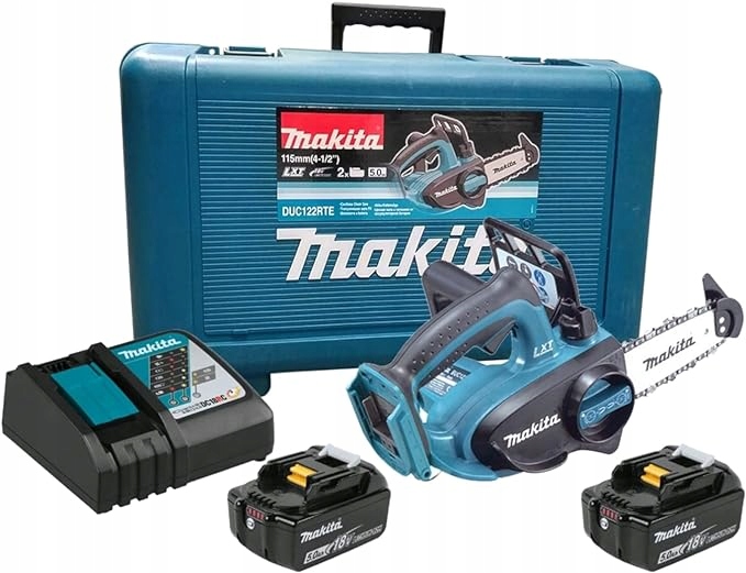 Řetězová pila 18V 115 mm 2x5,0 Ah DUC122RTE Makita