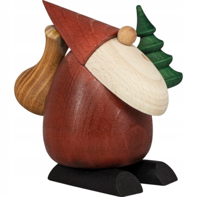 FIGURKA DEKORACYJNA ŚWIĘTY MIKOŁAJ PALACZ KADZIDEŁ Motyw mikołaj