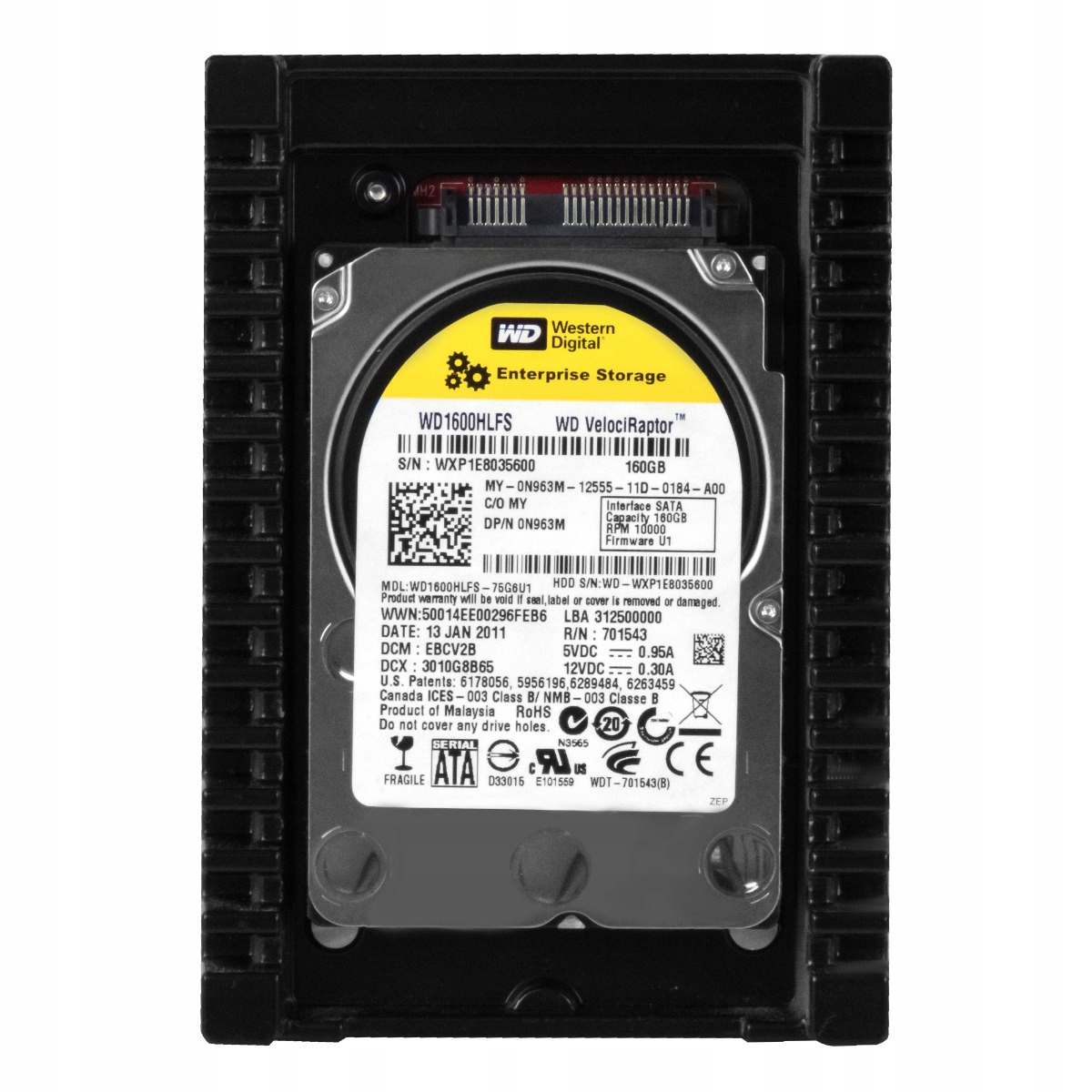 Dell 0N963 M 160GB 10K 16MB Sata II 3.5'' WD1600HLFS