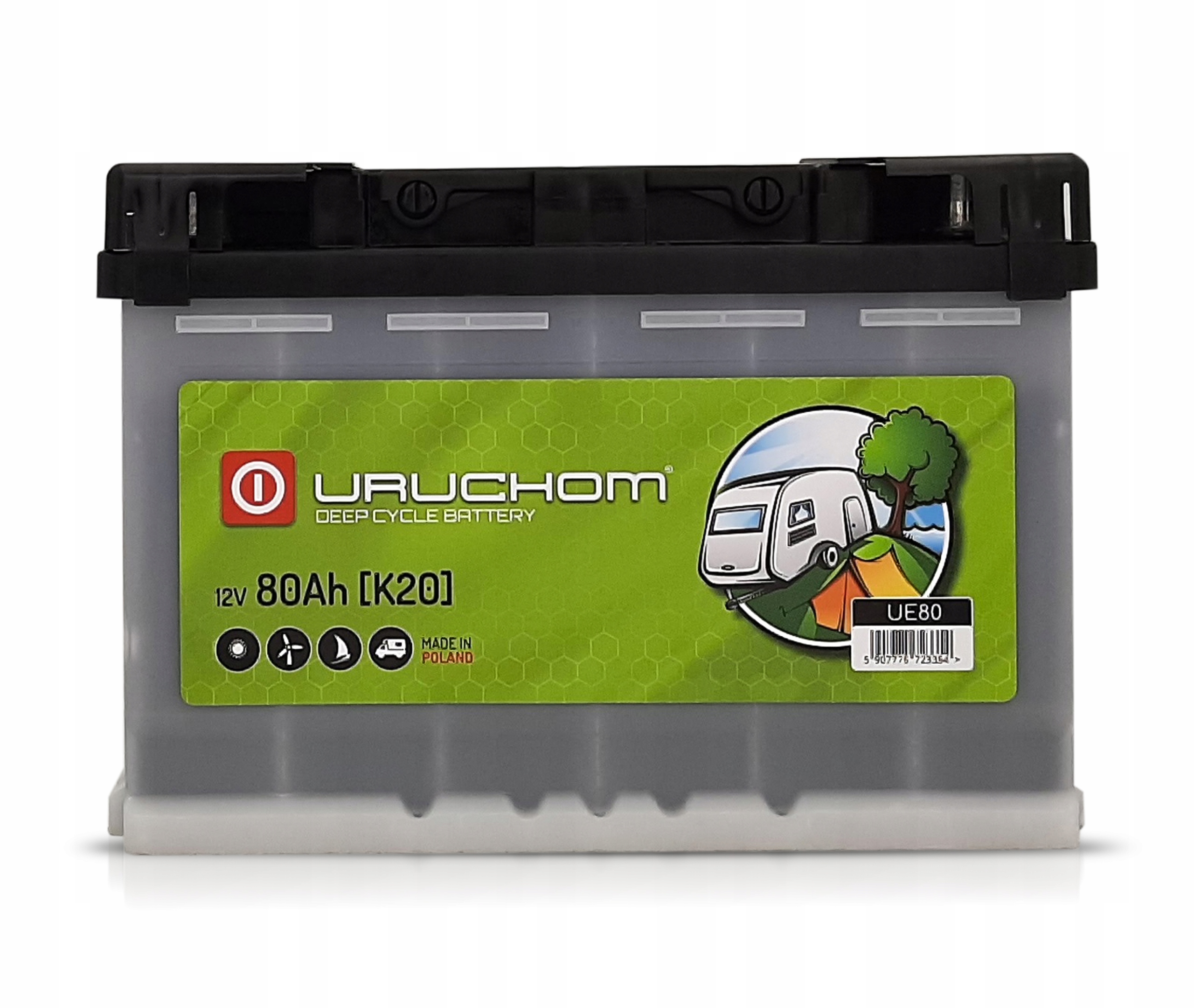 Akumulator Uruchom HOBBY Kamper 12V 80Ah