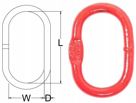 Ogniwo główne kolucho rozm. 16 2,12T Marka Agrolift