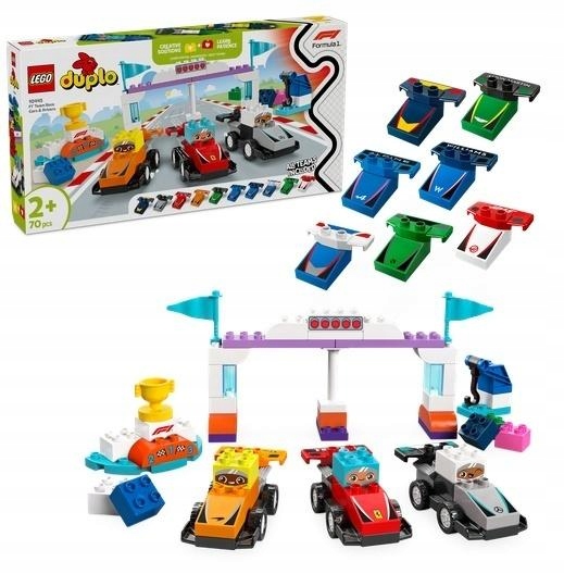 Lego(r) Duplo 10445 Bolidy a řidiči F1