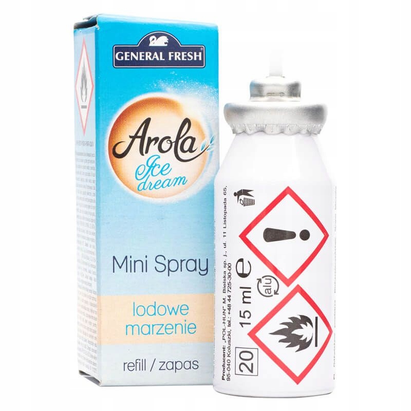 ODŚWIEŻACZ MINI SPRAY ZAPAS ICE DREAM 15ml.GF [18] — miniatura 3