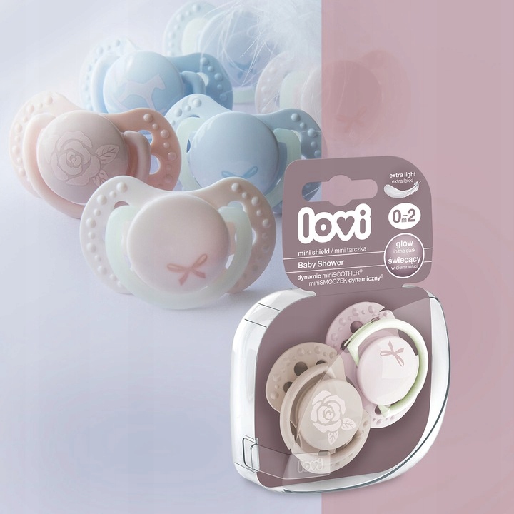 LOVI SMOCZEK USPOKAJAJĄCY BABY SHOWER 0-2m 2 szt Kod producenta 22/900girl
