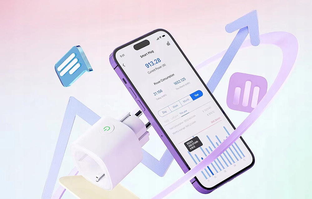MEROSS INTELIGENTNÁ ZÁSUVKA S MERANÍM ENERGIE MATTER SMART IOS ANDROID Kód výrobcu MSS315