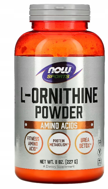 Now Foods L-ornithine Pure Powder 227g L-ornitin Čistý prášek