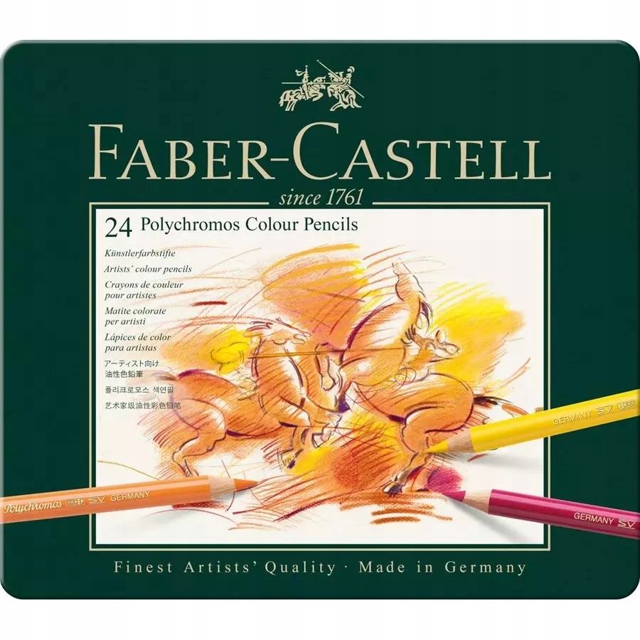 Faber-Castell Polychromos Pastelky 24 barev