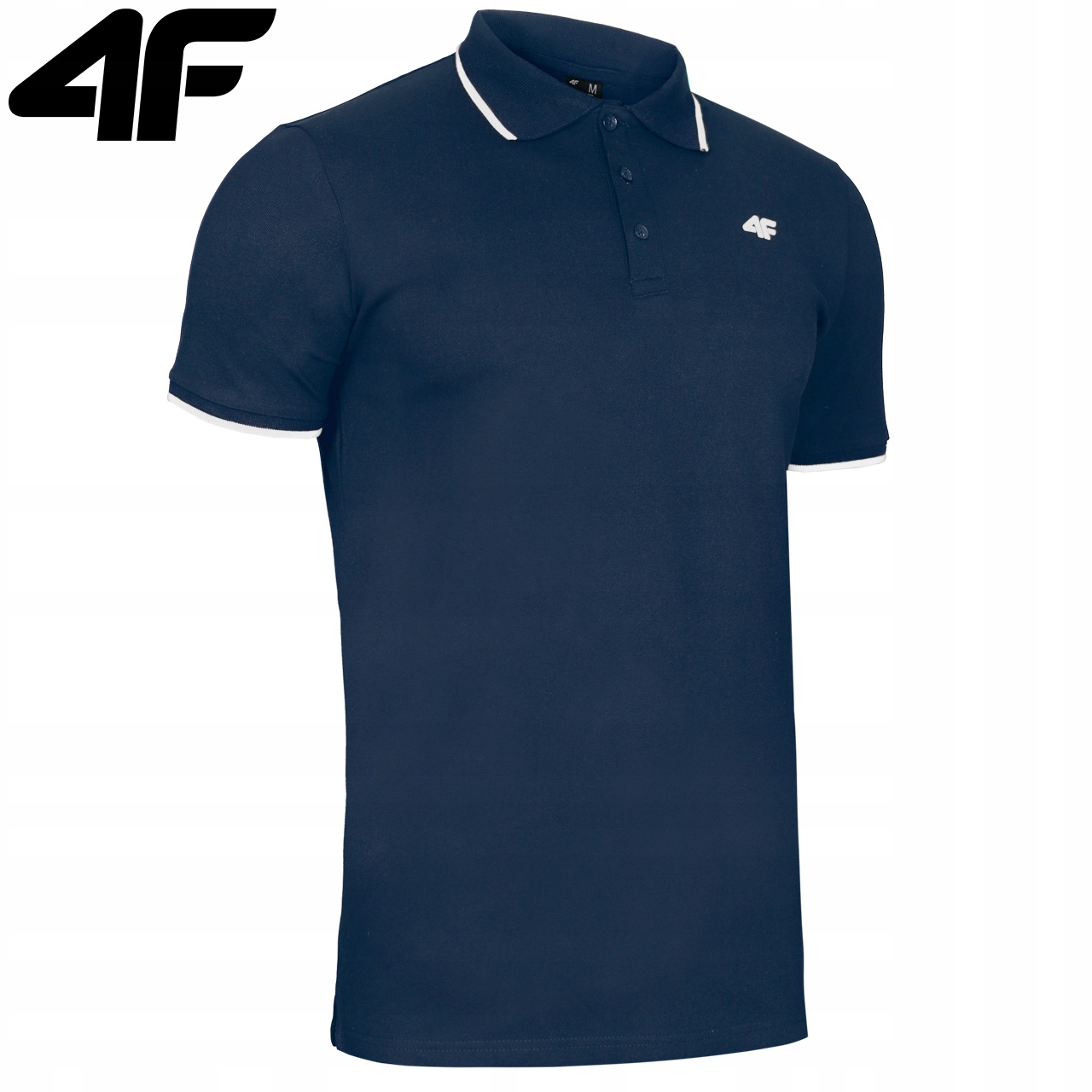 KOSZULKA MĘSKA POLO 4F POLÓWKA 0719 T-SHIRT BLUZKA SPORTOWA NA CO DZIEŃ 4XL Linia plus size (duże rozmiary)