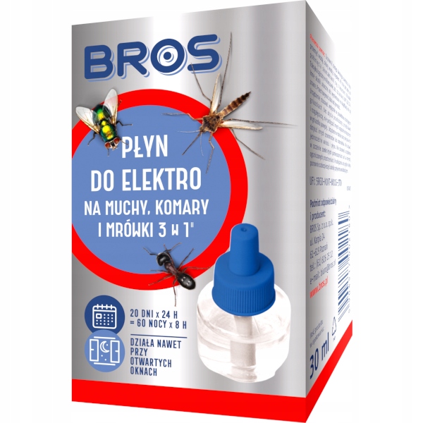 

Bros Płyn do Elektro na komary, muchy, mrówki