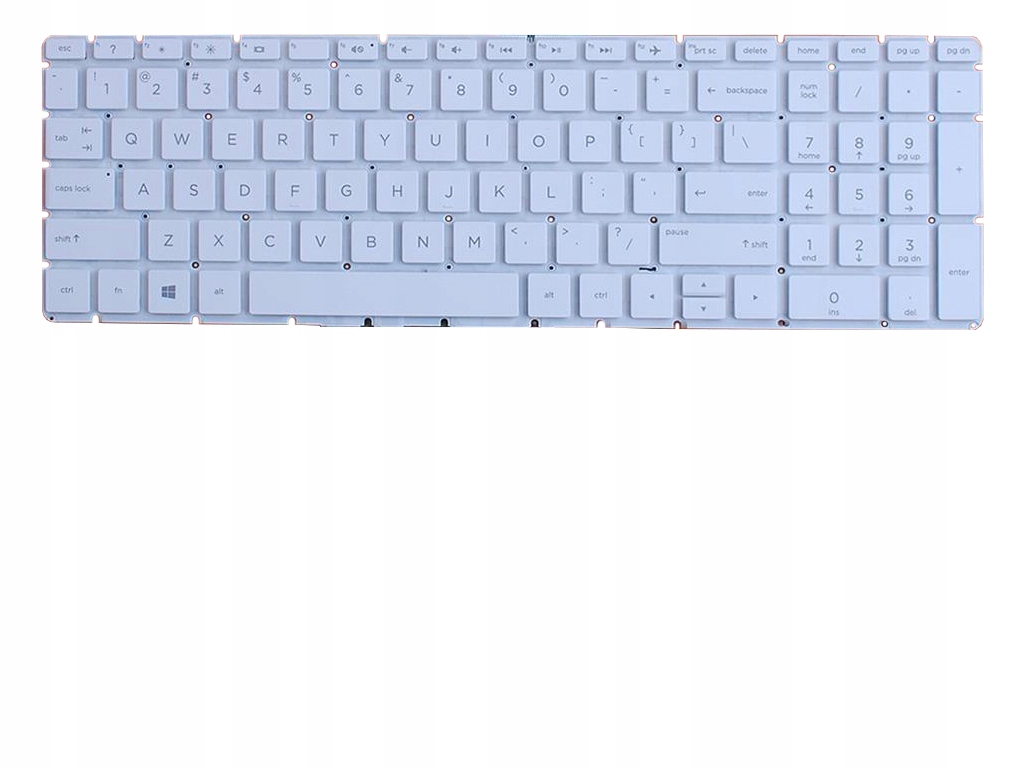 Klávesnice Pro Hp 15BS 15BW 15-BS 15-BW Bílá
