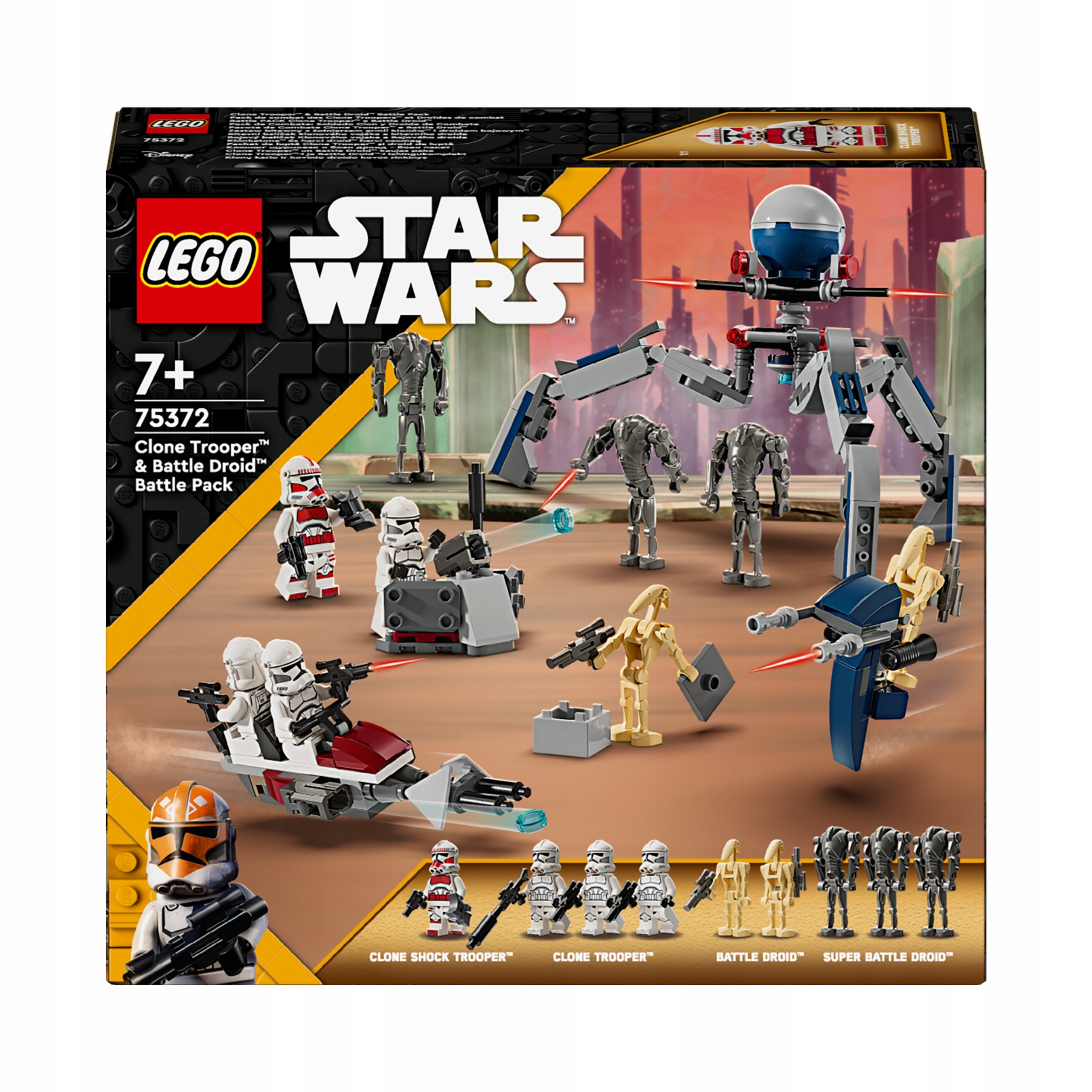 LEGO® STAR WARS Zestaw klocków LEGO® 75372 »Zestaw bitewny z żołnierzem-klonem™ i droidem bojowym™«