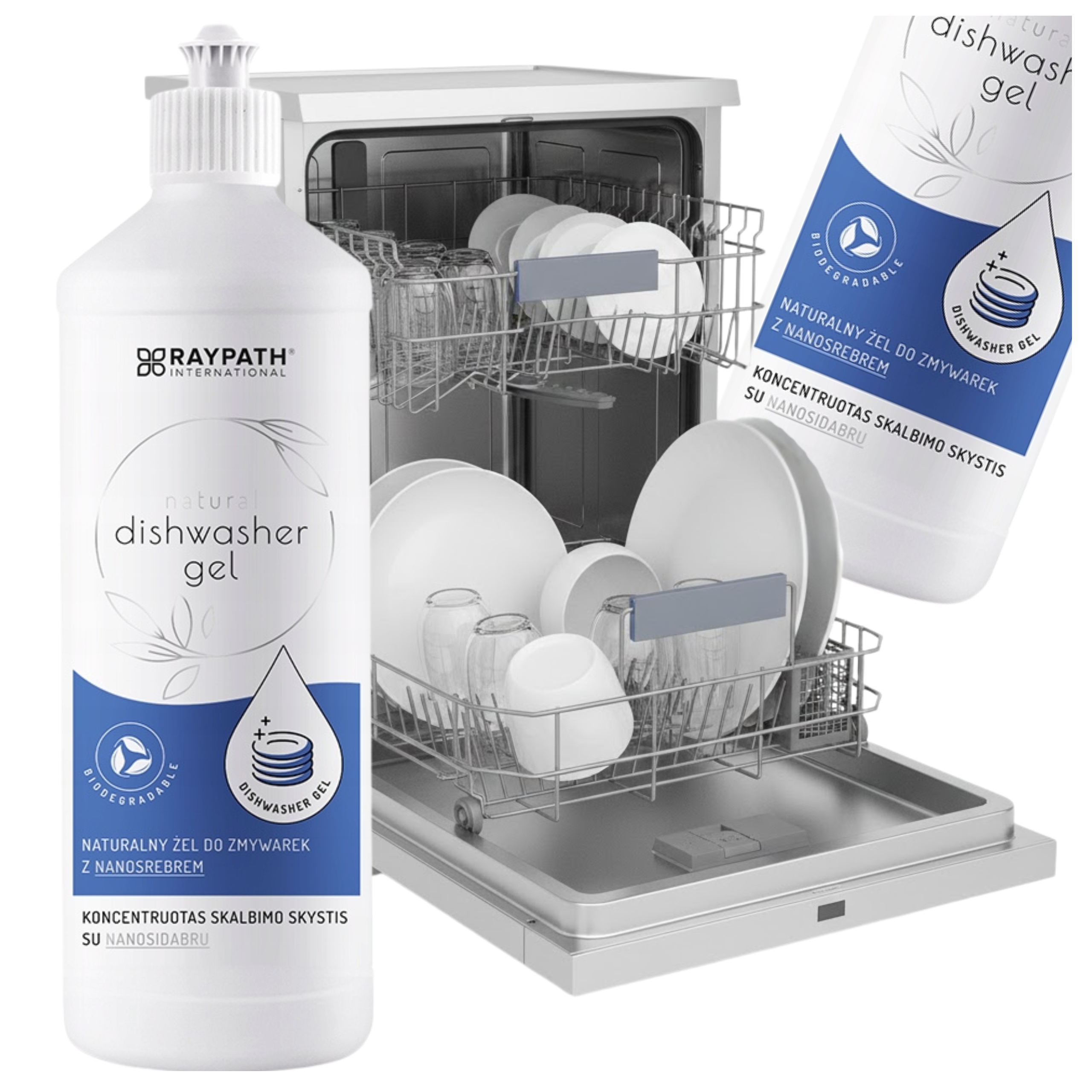 Raypath Gel do myčky nádobí Přírodní 500 ml 0,5 kg Ekologický Antibakteriální