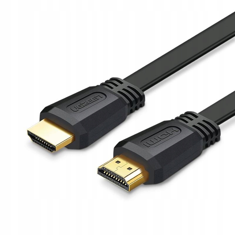 UGREEN PŁASKI KABEL PRZEWÓD WIDEO HDMI 2.0 FULLHD UHD 2K 4K 60HZ VIDEO 5M