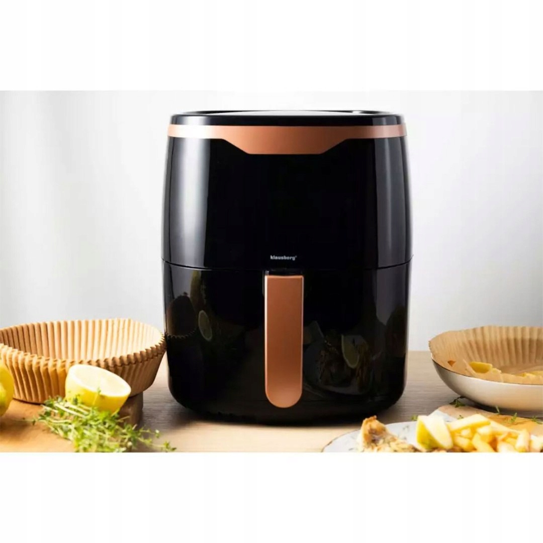 FRYTOWNICA BEZTŁUSZCZOWA 1400W 4,5L KLAUSBERG KB-7599 Pojemność misy 4.5 l