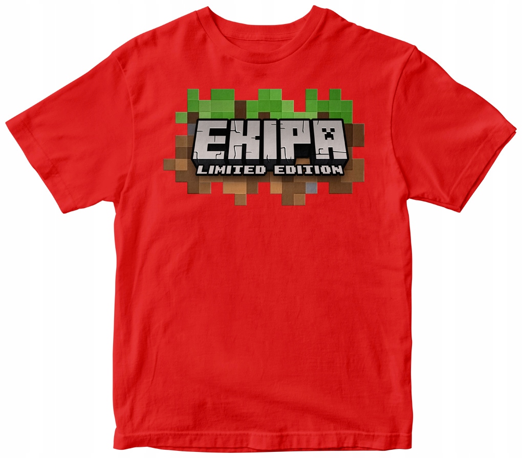 

Koszulka Ekipa Minecraft - 134 cm / 8 lat
