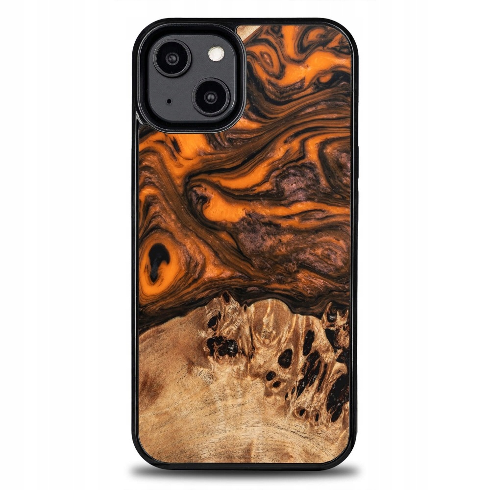 Pouzdro Bewood Unique pro iPhone 15 Oranžové