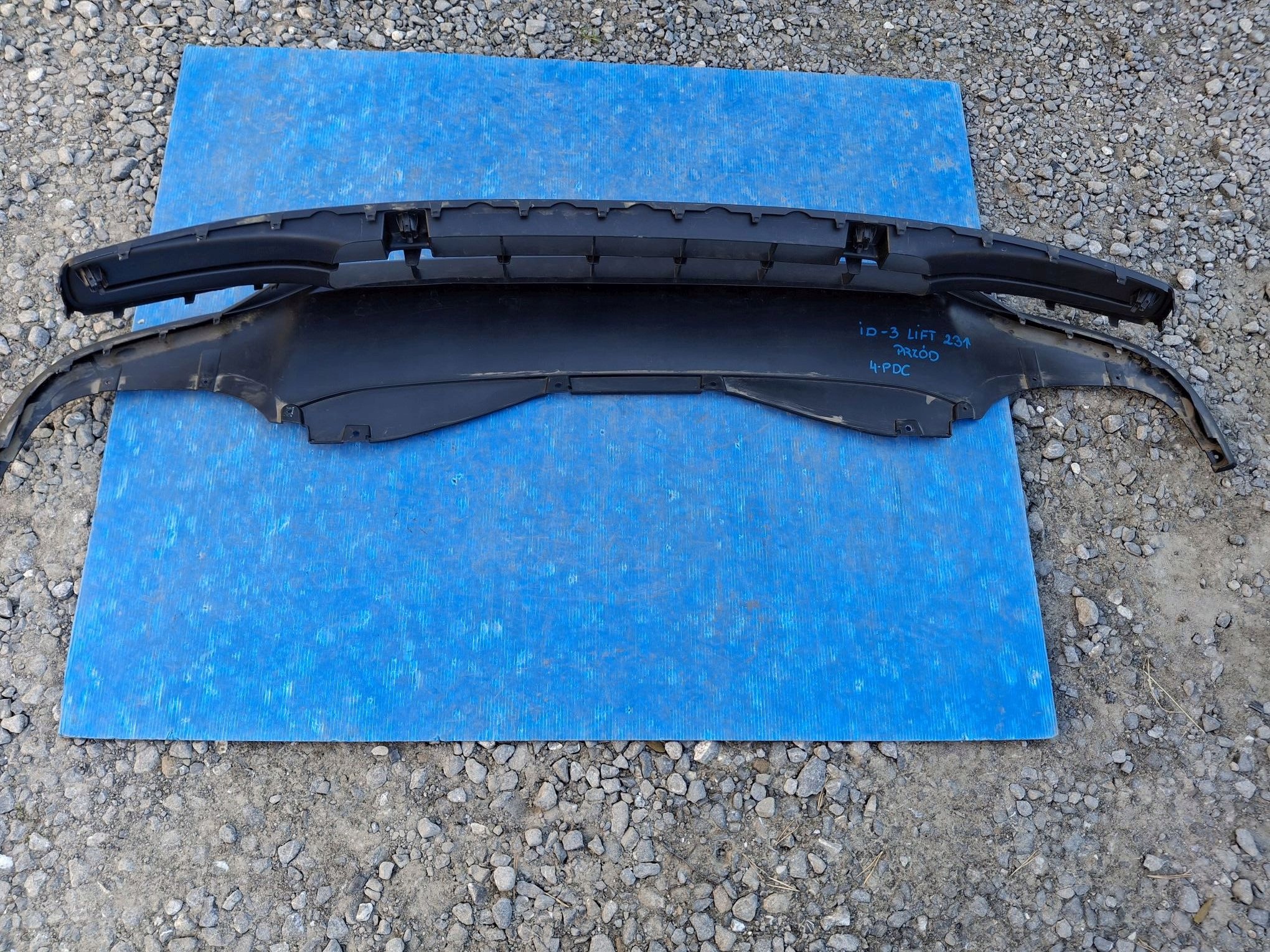 lüftungsgitter der stoßstange vorne blende abdeckung abdeckung VW ID.3 2019R->