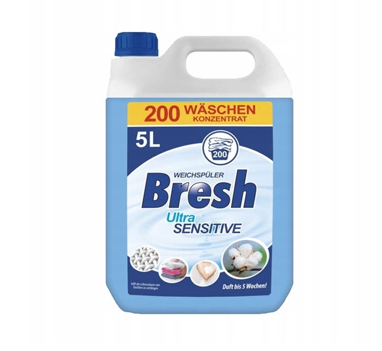 

Płyn do płukania Tkanin 5L niemiecki Uniwersalny