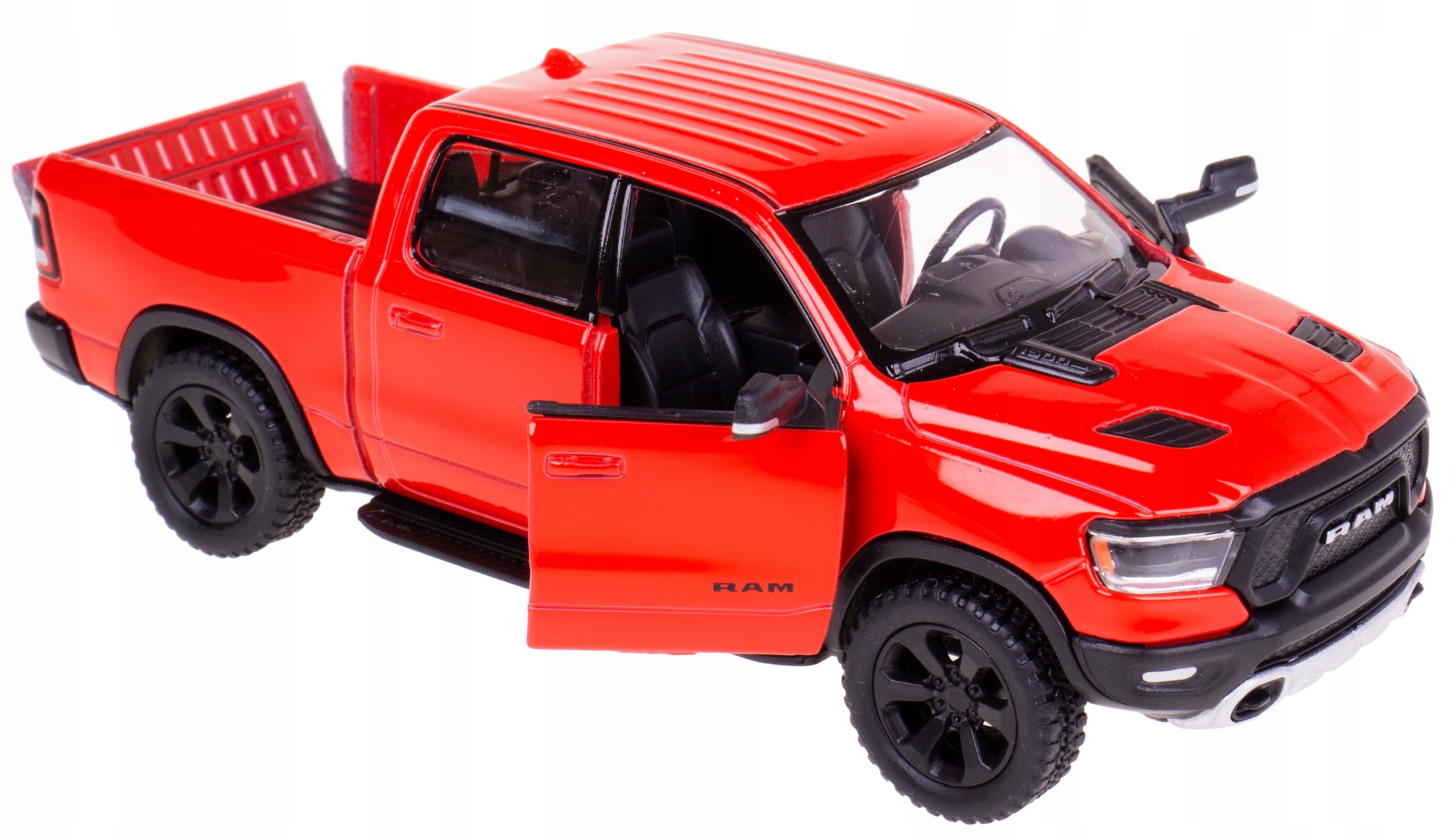 

Dodge Ram 1500 Model Metalowy Kinsmart 1:46 Czerwo