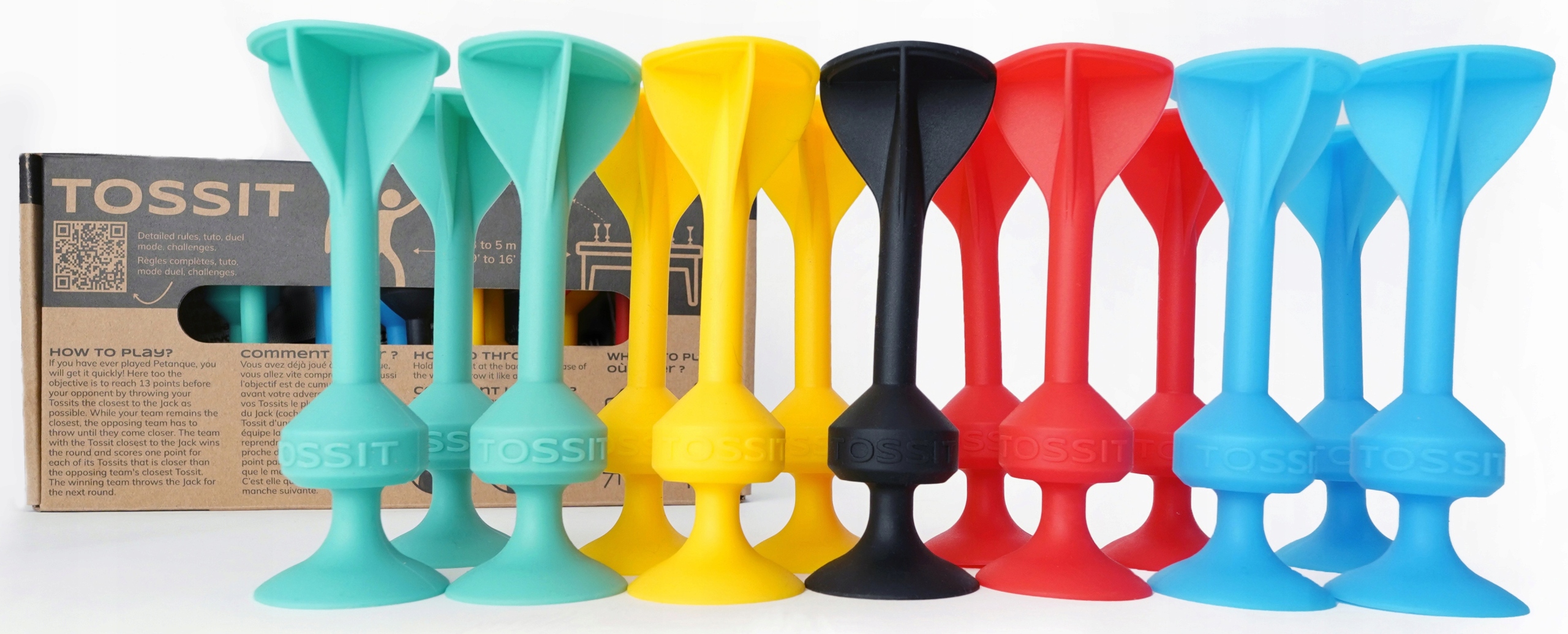 Tossit Gra W Rzutki Pakiet Rodzinny Z Silikonowymi Przyssawkami 13 Szt