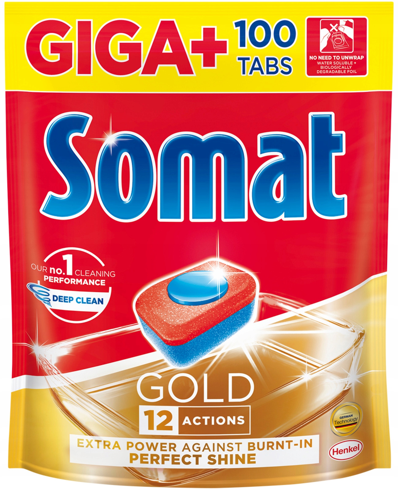 

Somat Gold Tabletki do Zmywarki Giga+ 100szt