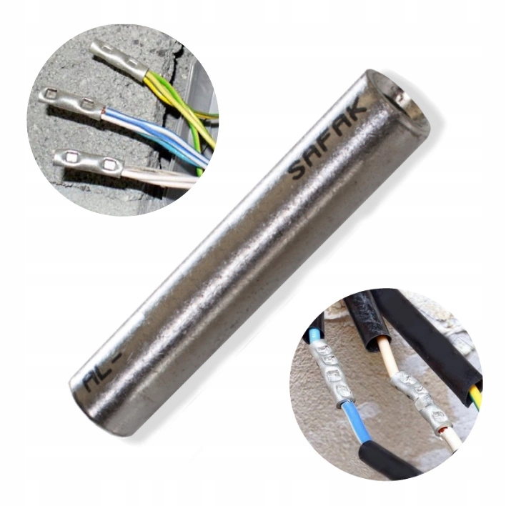 

Złączka Kablowa Aluminiowa Tulejka 95 mm² Mufa Al