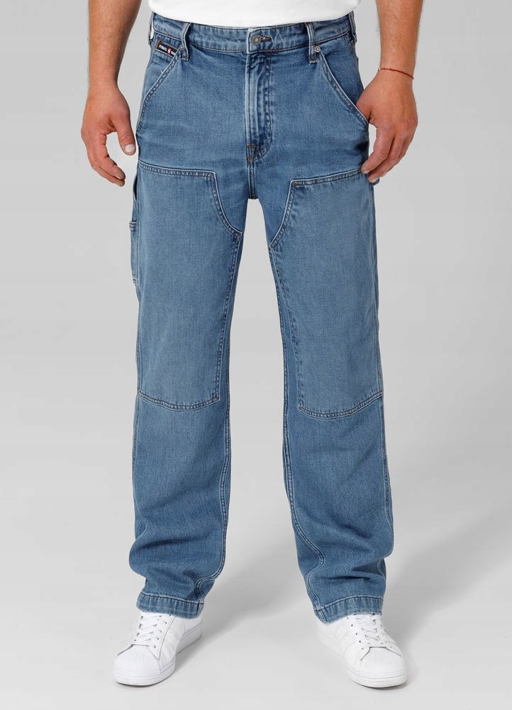 Pánské džíny Pitbull Classic Wash Carpenter Jeans s nášivkami