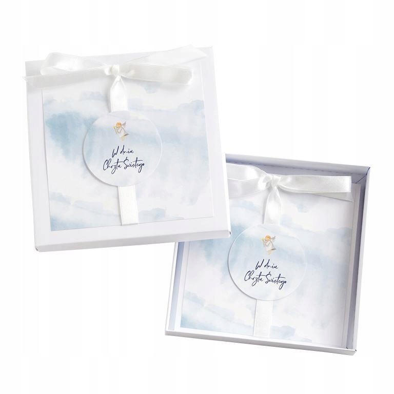 

Kartka na Chrzest Święty w Pudełku Pamiątka Chrztu