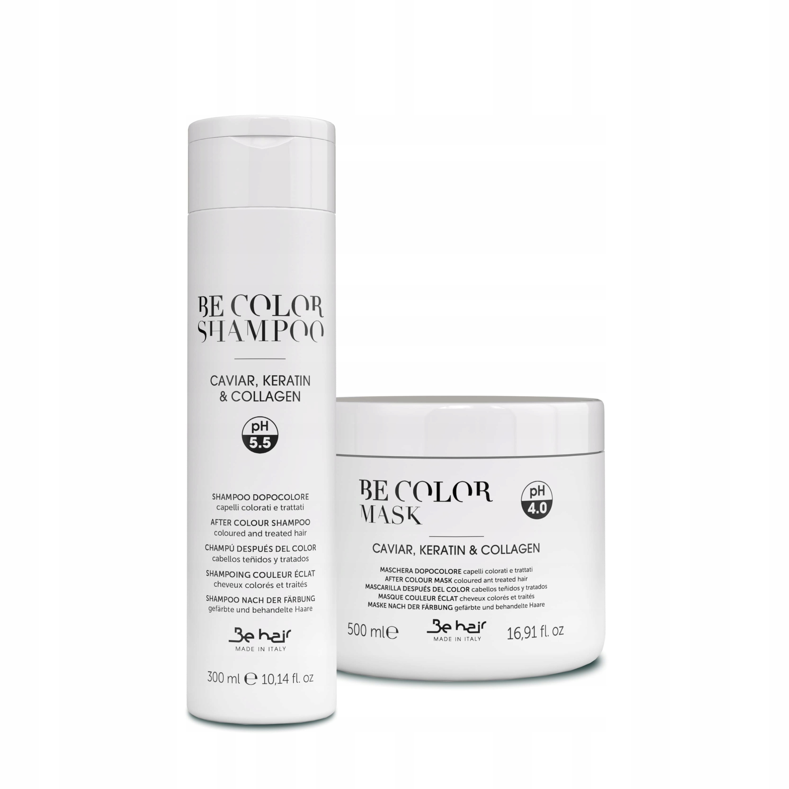 BE COLOR BE HAIR ZESTAW Maska 500ml+Szampon300ml