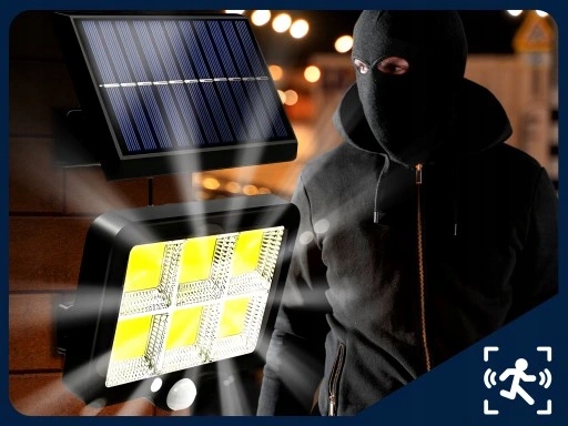 LAMPA SOLARNA Z CZUJNIKIEM RUCH ZMIERZCHU LED ZEWNĘTRZNA OGRODOWA + PILOT EAN (GTIN) 5906623231935