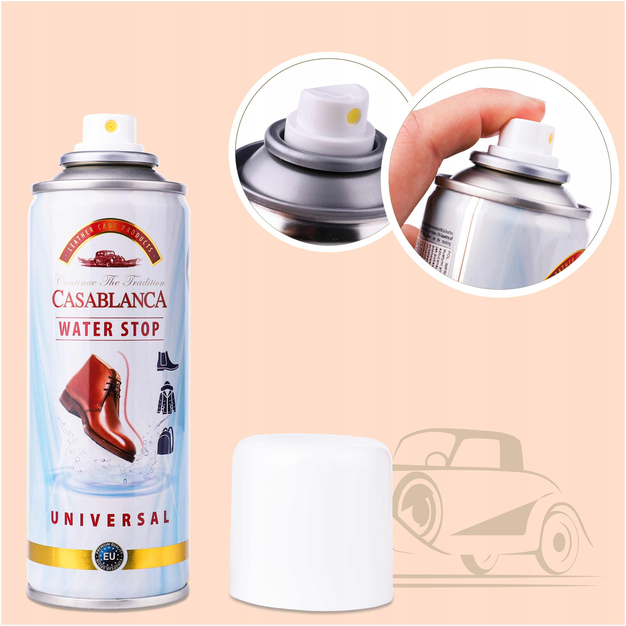 Casablanca zestaw impregnat do butów 4 x 160 ml Płeć uniseks