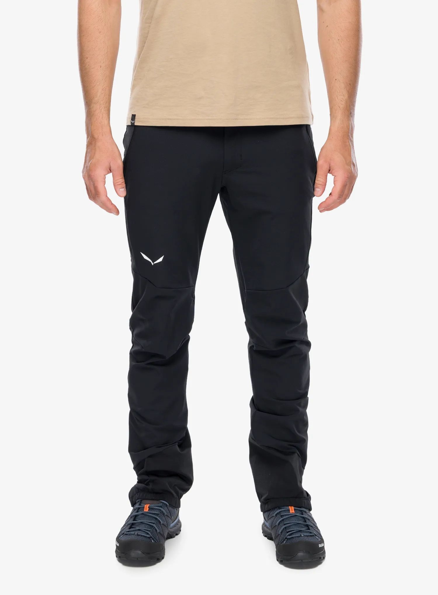 Lezecké kalhoty Salewa Agner Orval 3 Durastretch černá barva XXL