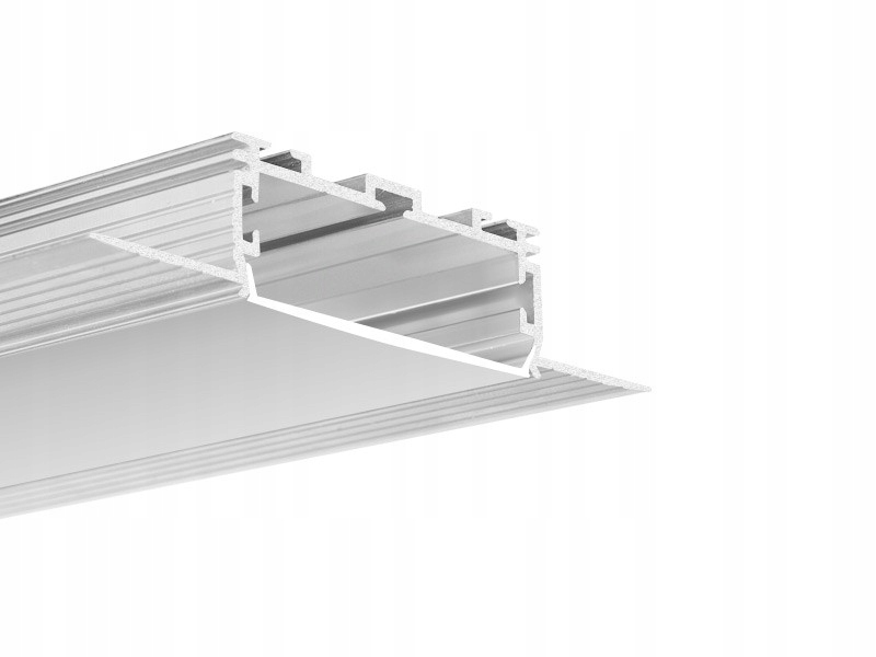 Osłonka KLUŚ LIGER50 mleczna do profilu LED - 1m Typ osłonka