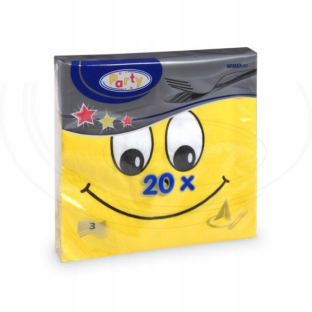 

Serwetki Smile 3-warst party grill 33cmx33cm 20szt
