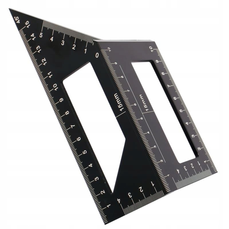 

KTZ34 Kątownik stolarski japoński 3D aluminiowy