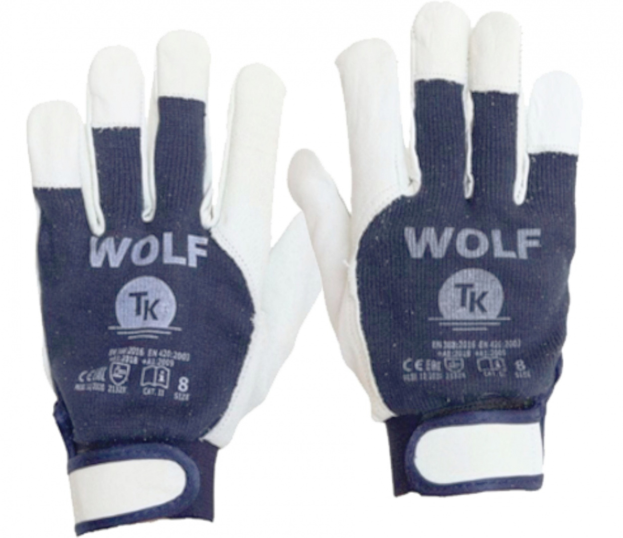 

Rękawice ochronne Wolf kozia skóra z rzepem R. 11