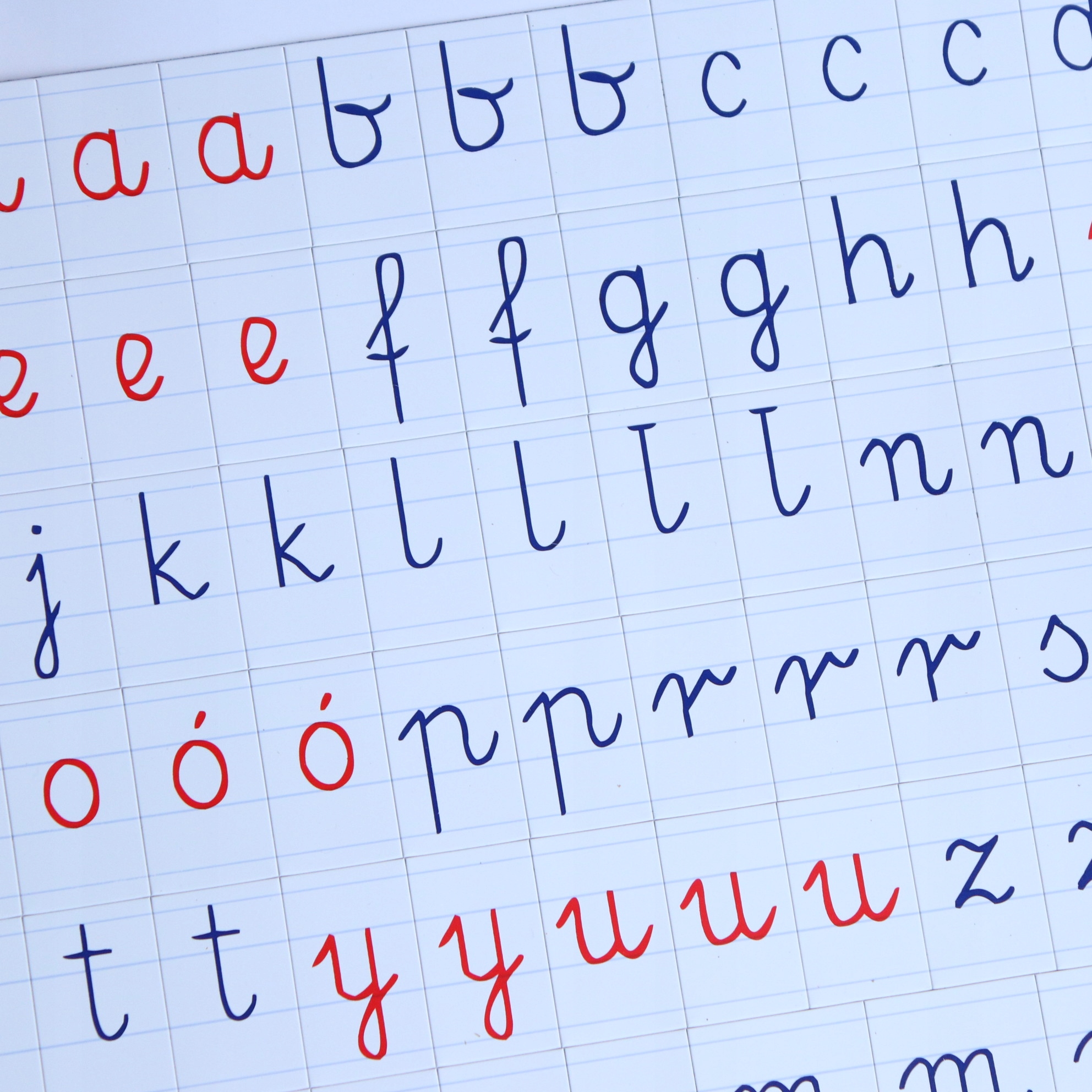 

Literki Magnetyczne dla Dzieci, Alfabet Montessori