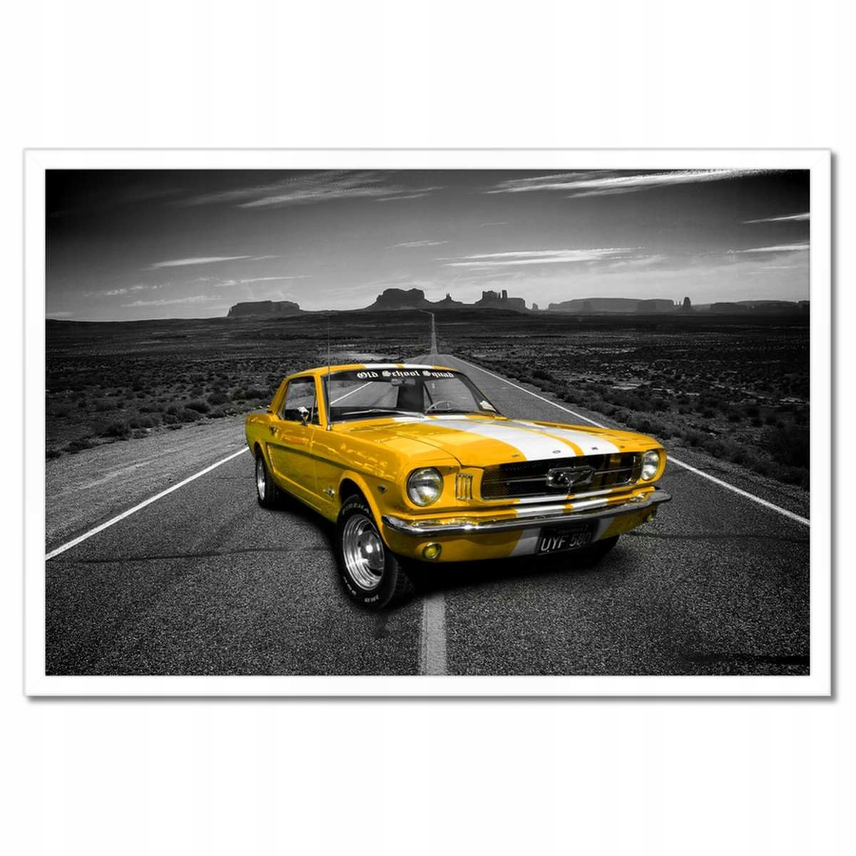 Plakáty v rámu 60x40 Oldtimer Ford Mustang