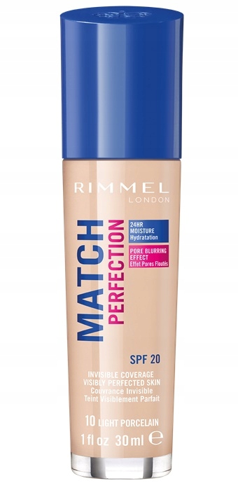 

Rimmel Match Perfection Spf Podkład 010 Porcelain