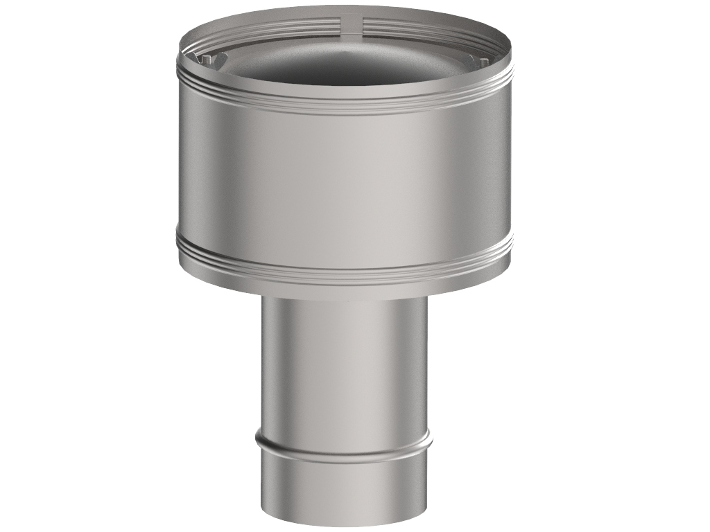 Swr Cylindrický deflektor zpevňující tah 0,5 mm fi 300 pozink komín