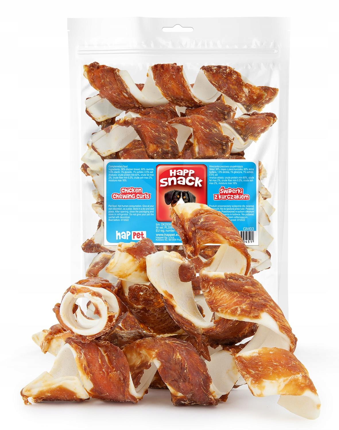 Levně Psí pamlsek kuřecí spirálky