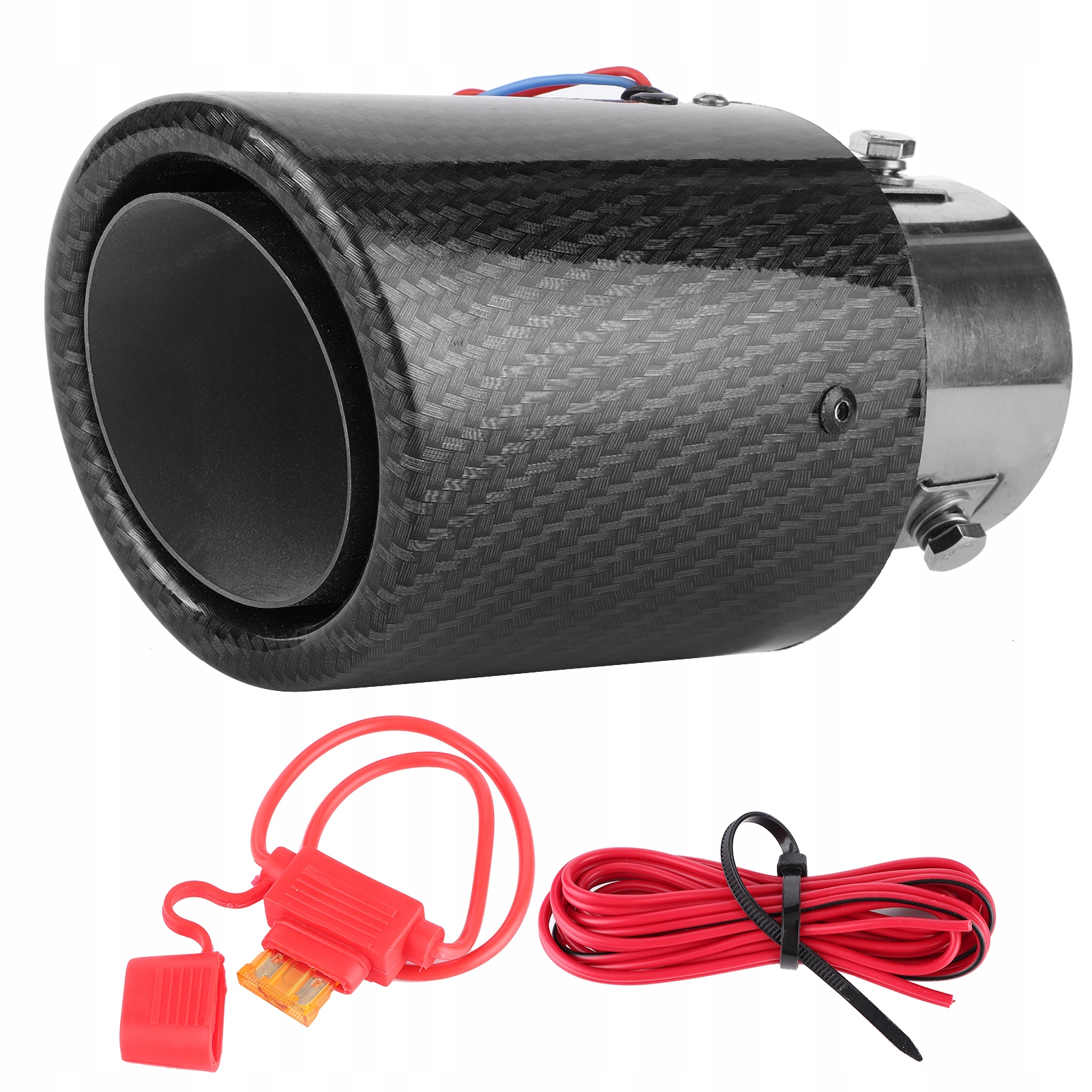 KOŃCÓWKA WYDECHU TŁUMIKA NAKŁADKA 63MM NA 65MM Producent części bez marki