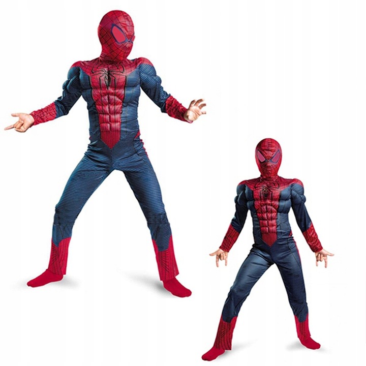 

Strój Spiderman Kostium Przebranie 128/134 Mięśnie