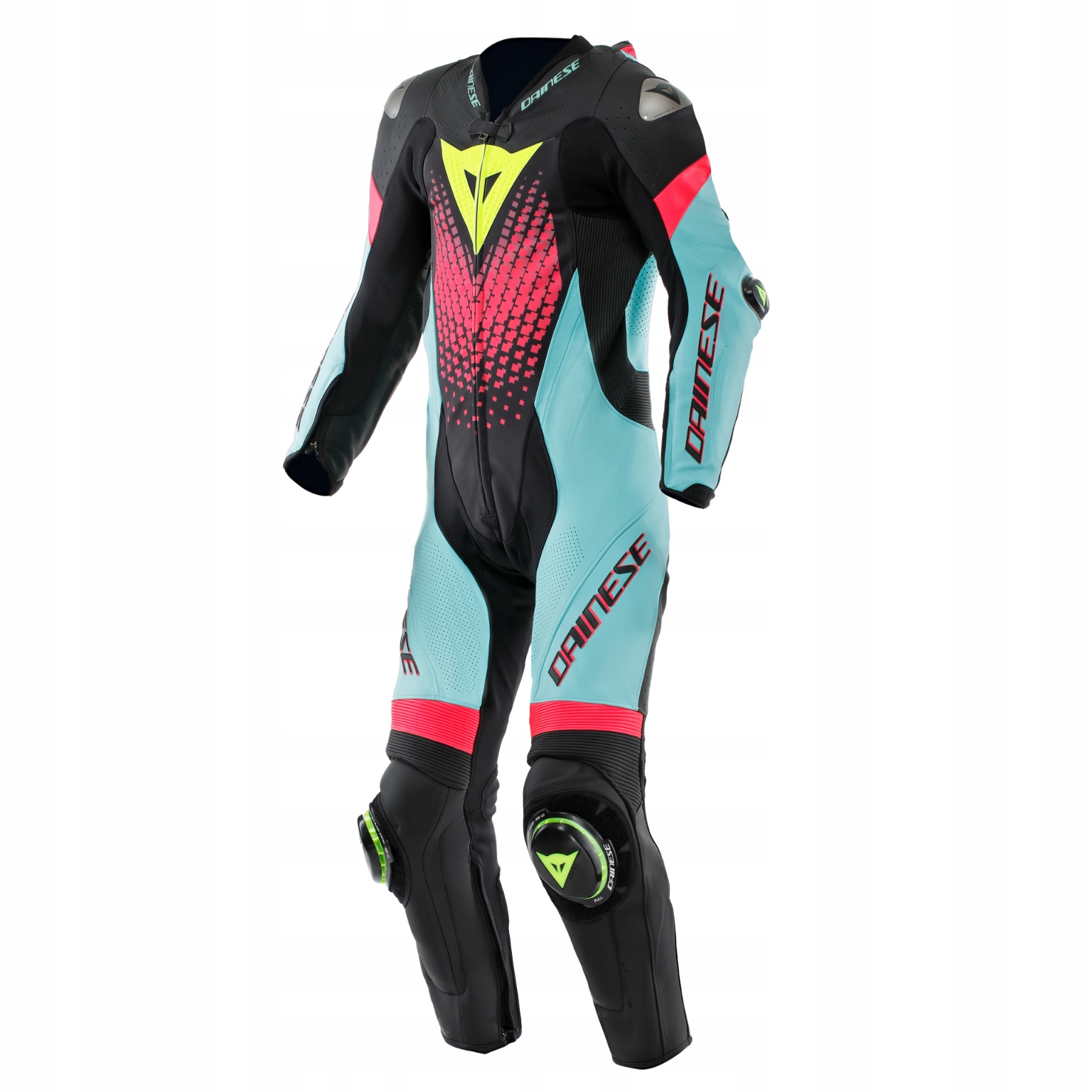 Kombinéza Dainese Laguna Seca 6 1PC Čierno/modrá/Ružová 44