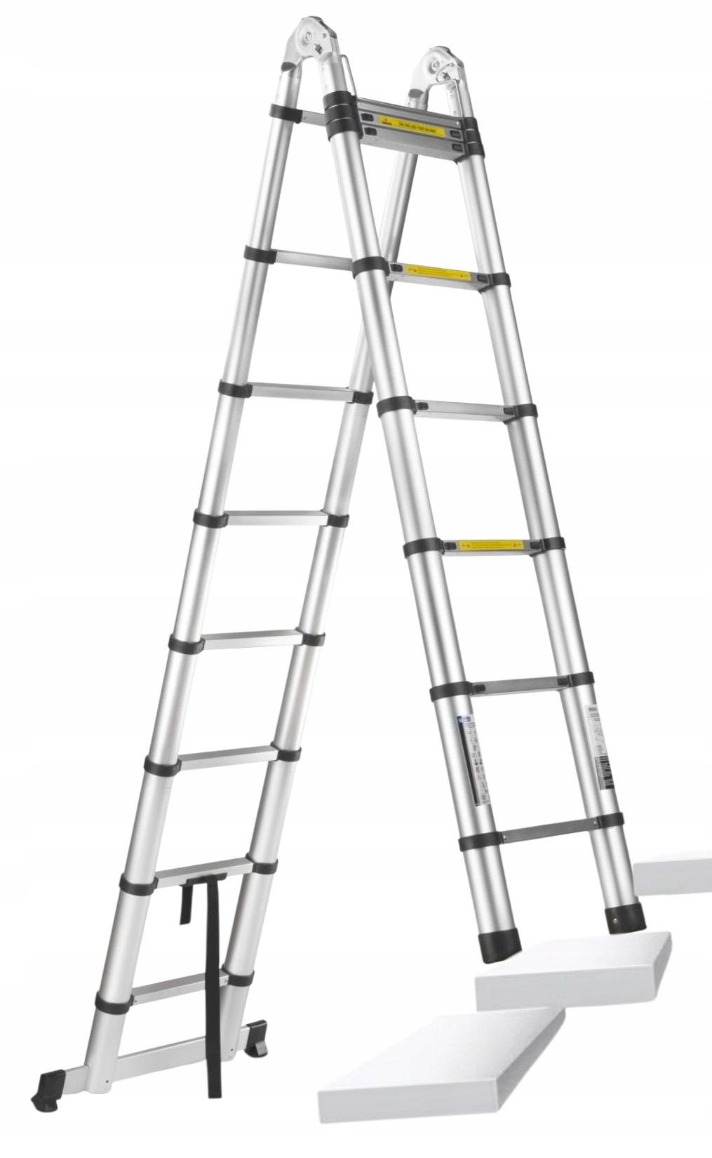 Teleskopická kĺbová rebríková tyč na schody 6.5 m