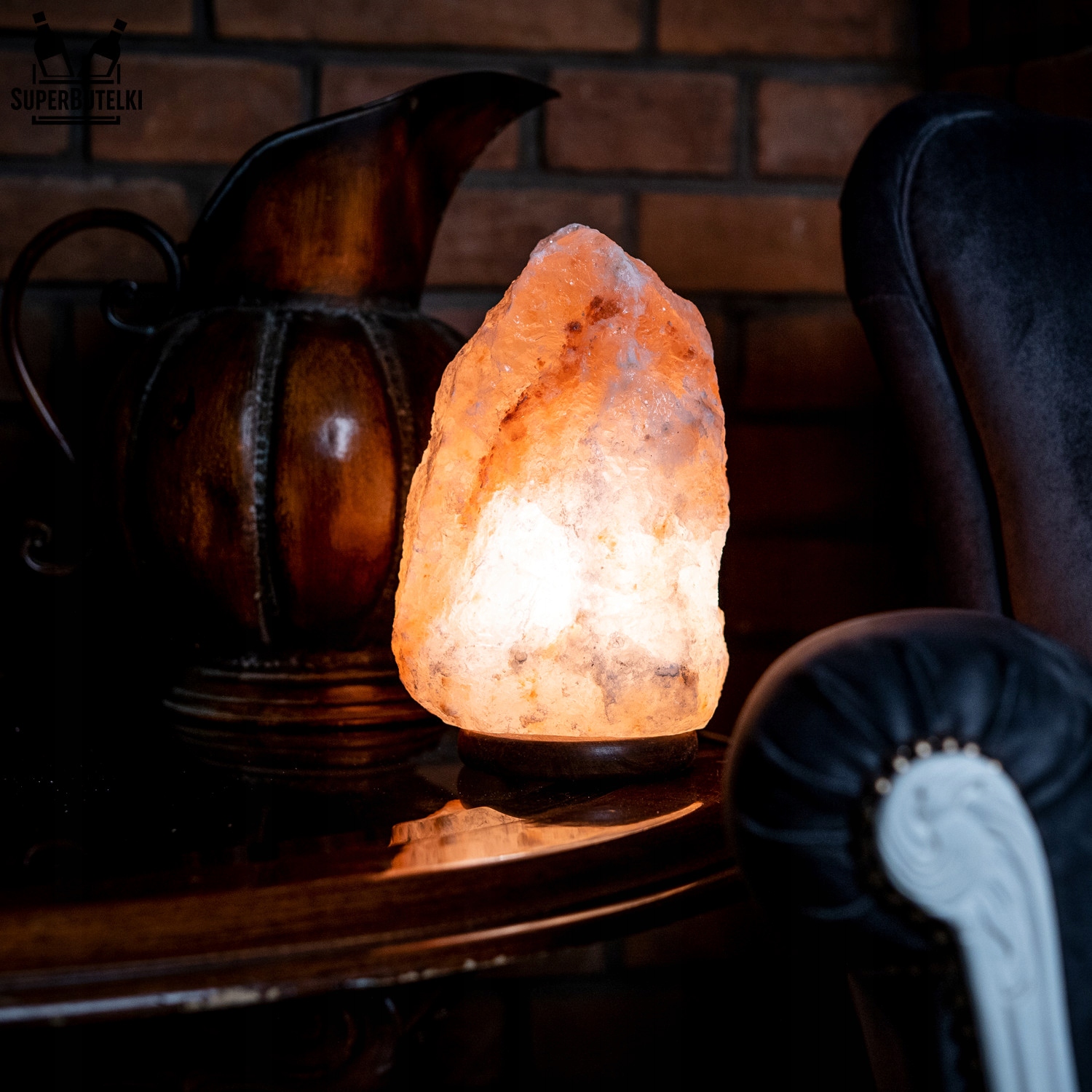 LAMPA SOLNA 5-7 KG JONIZATOR SÓL HIMALAJSKA NOCNA DO BIURA WYSTRÓJ ŚWIATŁO Kod producenta LAMPA_5_R