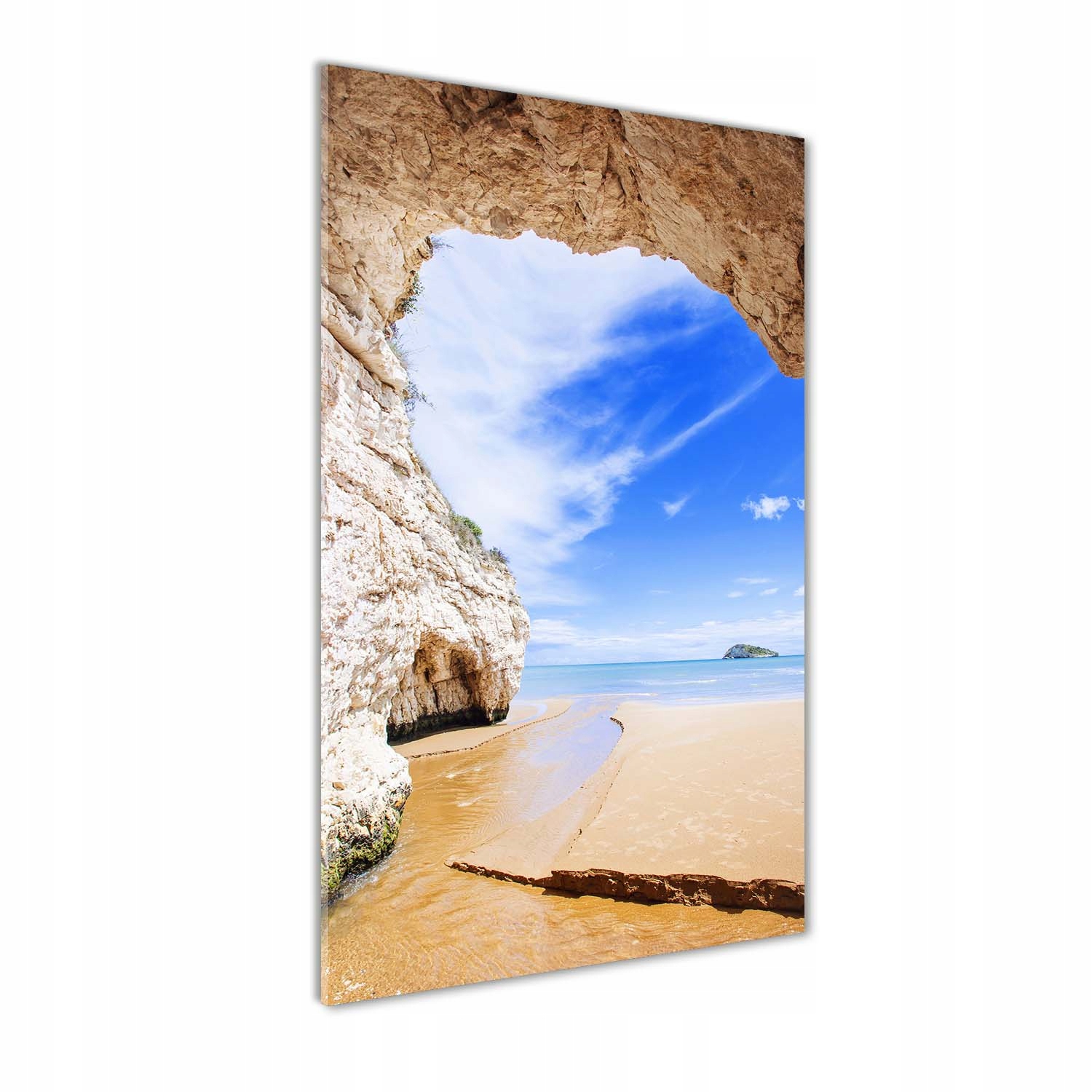 

Foto obraz na szkle Jaskinia nad morzem 70x140 cm