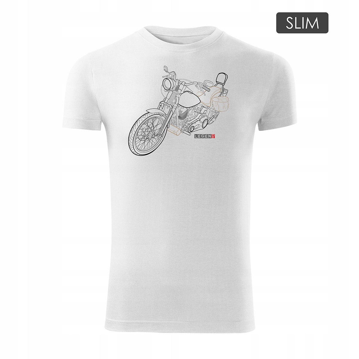 

Koszulka motocyklowa na motor Harley Chopper Slim